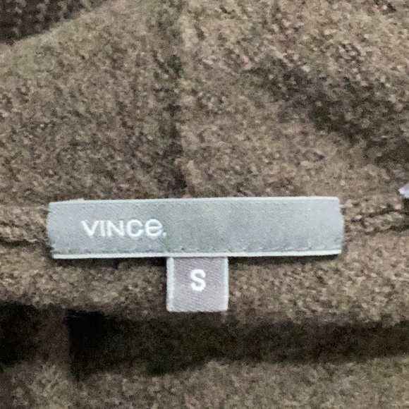 Vince Boiled Wool Open Front Thick Cardigan Sweater Jacket Size Small - Picture 8 of 9